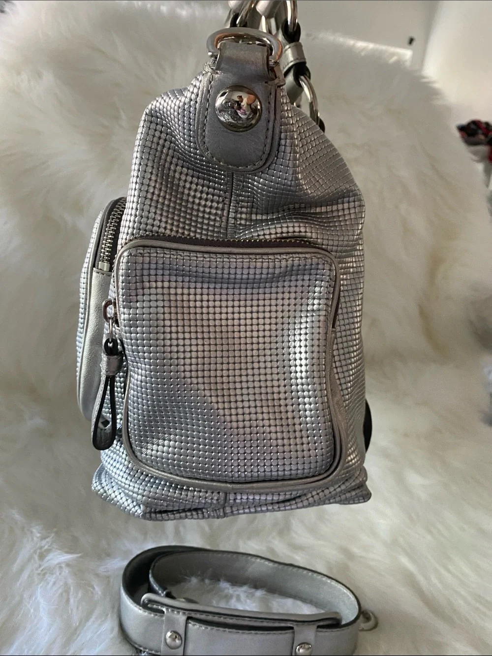 バッグ COACH Cambridge Alexa gold llic Y2K Coach Cambridge